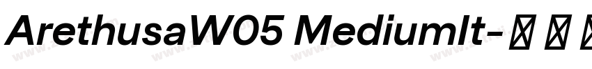 ArethusaW05 MediumIt字体转换